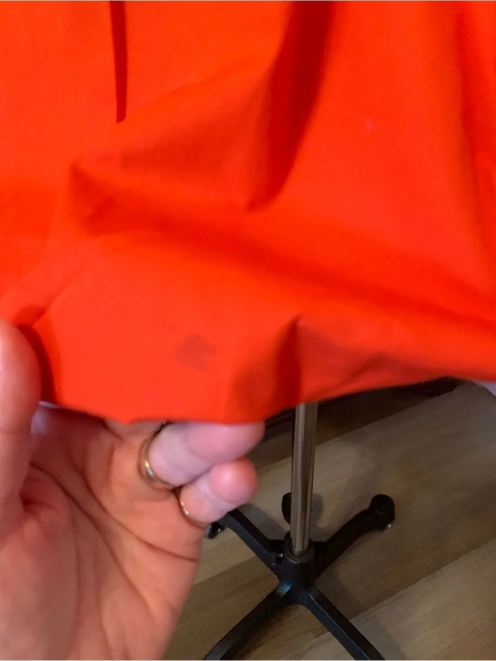 SUNDAY BEST ARITZIA Empire Waist Bubble Dress in Vibrant Orange